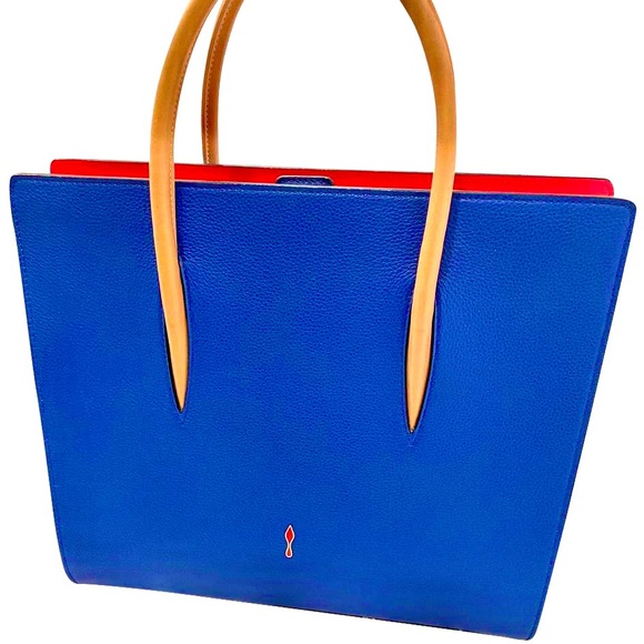 Christian Louboutin Handbags - SALE!! Rare Large Christian Louboutin Electric Blue Paloma - like new